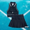 Áo Thể Thao Chính Hãng Wilson Topspin Seamless Polo - màu Đen WW00372531-BKA