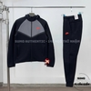 Bộ Thể Thao Chính Hãng Nike Sportswear Tech Fleece Windrunner Tracksuit - màu Đen Xám IH4302-010/IH4303-010