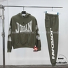 Áo Thể Thao Chính Hãng Nike Jordan Brooklyn Hoodie - màu Xanh Rêu HV0094-222