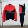 Bộ Thể Thao Chính Hãng Nike Sportswear Tech Fleece Windrunner Tracksuit - màu Đỏ Đen HV0950-696/HV0960-696