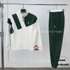 Áo Áo Thể Thao Chính Hãng Màu Xanh Lá / Trắng Lecoq HalfZip L254MCNRST04-A02