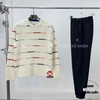 Áo Thể Thao Chính Hãng Lecoq Spotif Rooster Long Sleeve Knitted Sweater  - màu Kem L254UCNTKT01-A02