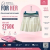 Chân Váy Thể Thao Chính Hãng Wilson Midtown Tennis Skirt - màu Trắng WW00160511-WTA