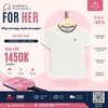 Áo Thể Thao Chính Hãng Fila Women's Tennis Henley Short Sleeve Round Neck - màu Trắng FS2RSH2351F-OWH