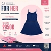 Váy Thể Thao Chính Hãng Fila Core Dress - màu Xanh Dương Đậm FS2OPH2392F-INA