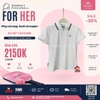 Áo Thể Thao Chính Hãng Sergio Tacchini Polo Màu Trắng Viền Cổ Be TWPQ13-151-WHS