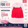 Chân Váy Thể Thao Chính Hãng Fila Tennis High-Rise Pleated Skirt - màu Đỏ FS2SKH2351F-RED