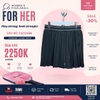 Chân Váy Thể Thao Chính Hãng Sergio Tacchini Wide Band Skirt - màu Đen TWSK10851-BKS