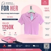 Áo Thể Thao Chính Hãng Nike Croptop Cổ Polo Màu Hồng-DV7885-699