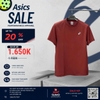 Áo Thể Thao Chính Hãng Asics Court Short Sleeve Shirt - màu Đỏ Đô 2041A339-600