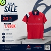 Áo Thể Thao Chính Hãng Fila Heritage Essentials Short Sleeve Polo - màu Đỏ TM13A769