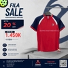Áo Thể Thao Chính Hãng Fila Essentials H Short Sleeve Crew - màu Đỏ TM13A766-622