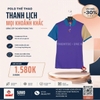 Áo Thể Thao Nike Chính Hãng Màu Tím - Classic Logo Men's Padel Polo - CV2482-547