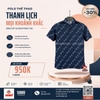 Áo Thể Thao Chính Hãng Tigora Golf Polo Men Shirt - màu Xanh Navy TR-1H1084P-4700