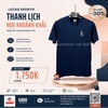 Áo Thể Thao Chính Hãng Lecoq cổ tròn - màu Xanh Dương L242MCNA0311-D01