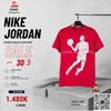 Áo Thể Thao Chính Hãng Nike Jordan Short Sleeve T-Shirt - màu Đỏ FZ1936-687