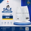 Quần Thể Thao Adidas Chính Hãng Màu Trắng GL5412