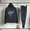 Bộ Thể Thao Nike Màu Đen-Men's Jordan Zion Alphabet Printing Hooded-DJ5870-010/DJ5874-010