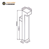 Đèn Bollard sân vườn LC-BL4021