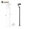 Cột đèn chiếu sáng LC- DHB-1037