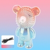 Quạt Tích Điện Mini Để Bàn Cầm Tay Bear Brick