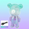 Quạt Tích Điện Mini Để Bàn Cầm Tay Bear Brick