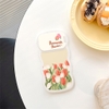 Ốp Romantk flower gương sóng