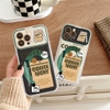 Ốp Lucky Coffee nắp lật tráng gương