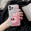 Ốp Lazy Labubu Mềm Ánh Bạc