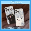 Ốp Couple Cats Mềm Ánh Bạc