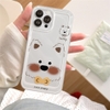 Ốp Cute Puppy Hoa Viền Thẳng Chống Sốc