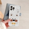 Ốp Cute Puppy Hoa Viền Thẳng Chống Sốc