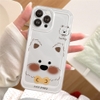 Ốp Cute Puppy Hoa Viền Thẳng Chống Sốc