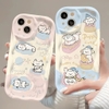 Ốp Mèo Cún Mây Sóng Nổi