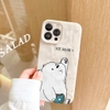 Ốp Gấu Trắng Nếp Gấp