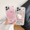 Ốp Pink Kitty Mềm Ánh Bạc