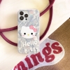 Ốp Hello Cat Mềm Ánh Bạc