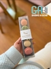 Hộp đựng macaron nắp mica trong