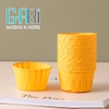 50c cốc giấy lót cupcake màu trơn 6.5cm