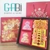 Hộp đựng bánh trung thu 4 bánh 150-250g Múa Lân (không túi)