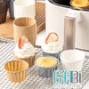 50c cốc giấy lót cupcake màu trơn 6.5cm