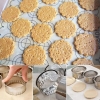 Set 12 khuôn cắt cookie inox hình tròn răng cưa