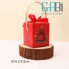 Hộp giấy Noel có quai xách 8.5*8.5*10 cm