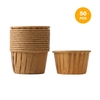 50c cốc giấy lót cupcake màu trơn 6.5cm
