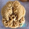 Khuôn nhấn trung thu lò xo 75g song ngư