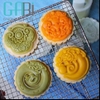 Khuôn nhấn trung thu lò xo 200g rồng - công - lân - khánh