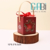 Hộp giấy Noel có quai xách 8.5*8.5*10 cm