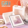 Set túi+hộp giấy cửa sổ trong đựng quà bánh