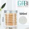 Hũ/hộp nhựa nắp nhôm kèm seal (nhiều cỡ)