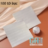 100 tờ giấy bọc kẹo socola 8*8cm